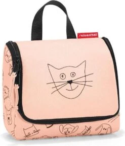 Reisenthel Toiletbag S Kids Toilettas - Kind - Maat S - 1,5L - Cats&Dogs Rose Roze
