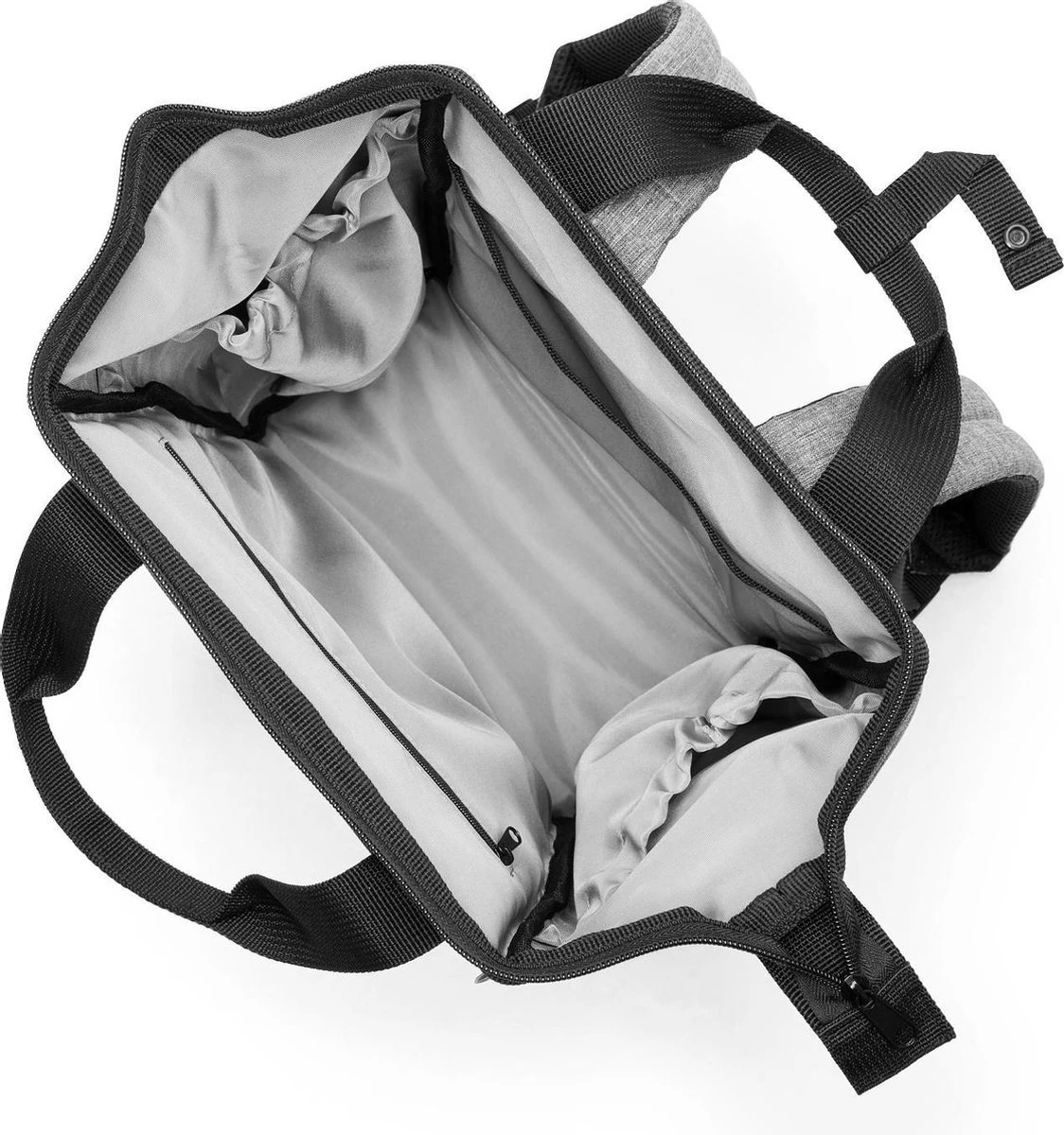 Reisenthel Allrounder R Schouder/ Rugtas - Maat R - 12L - Twist Silver Grijs - Image 5