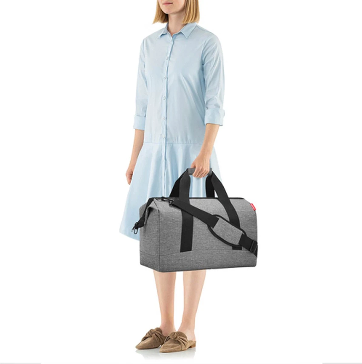 Reisenthel Allrounder L Reistas Sporttas - Maat L - 30L - Twist Silver Grijs - Afbeelding 10