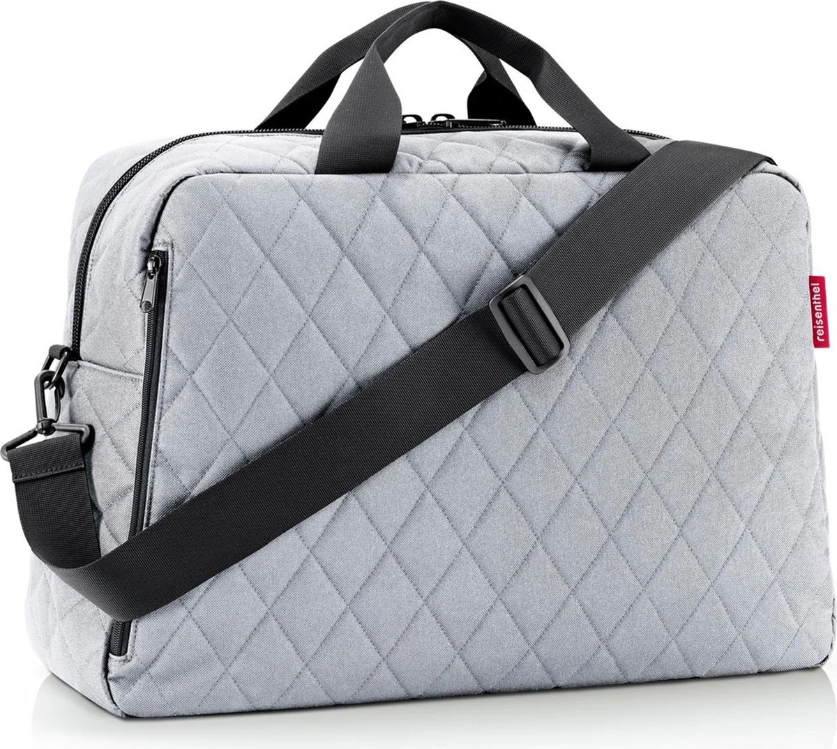 Reisenthel Dufflebag M Reistas - 38L - Rhombus Licht Grijs - Image 2