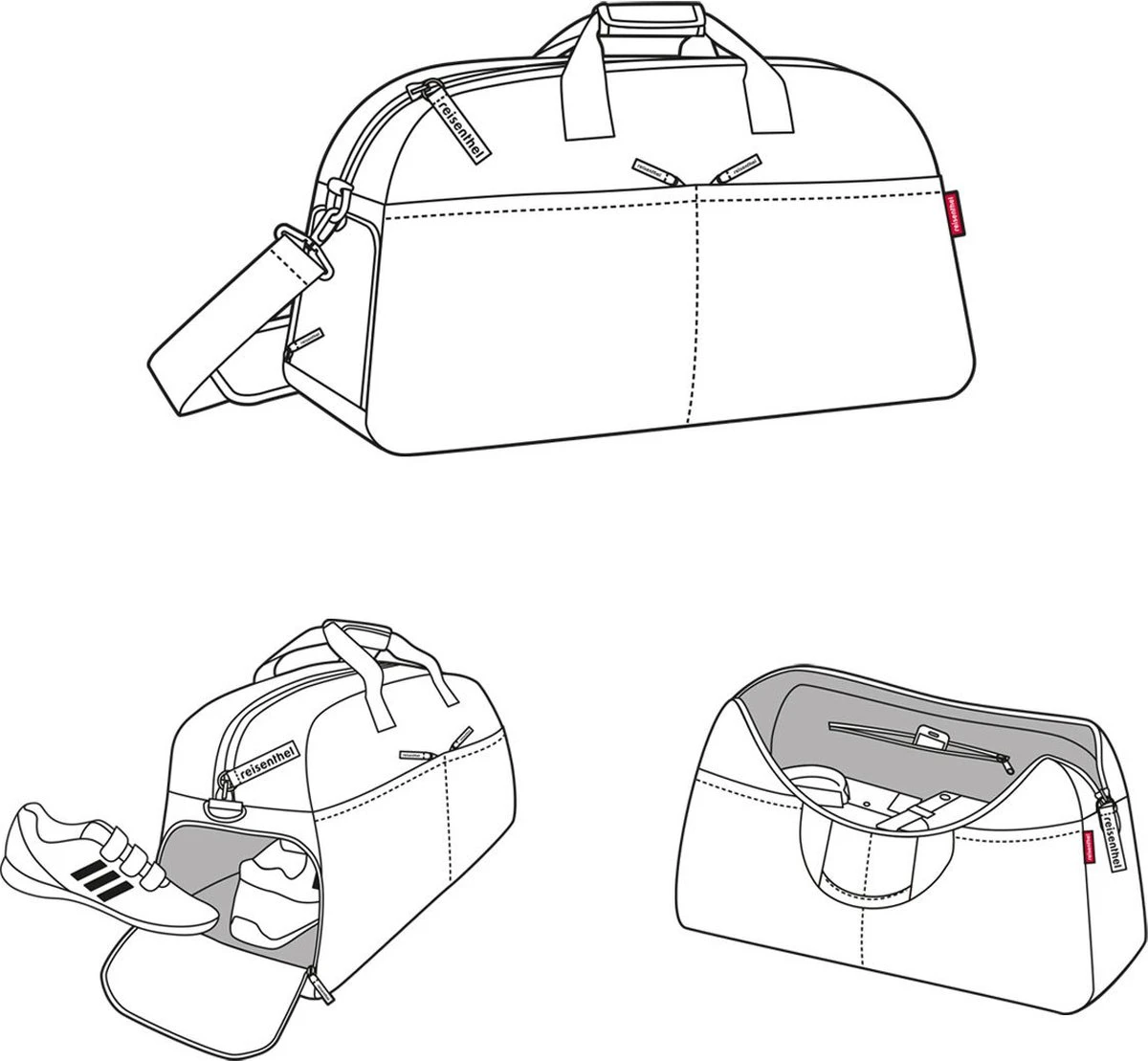 Reisenthel Overnighter Plus Reistas - 50L - Zwart - Image 5