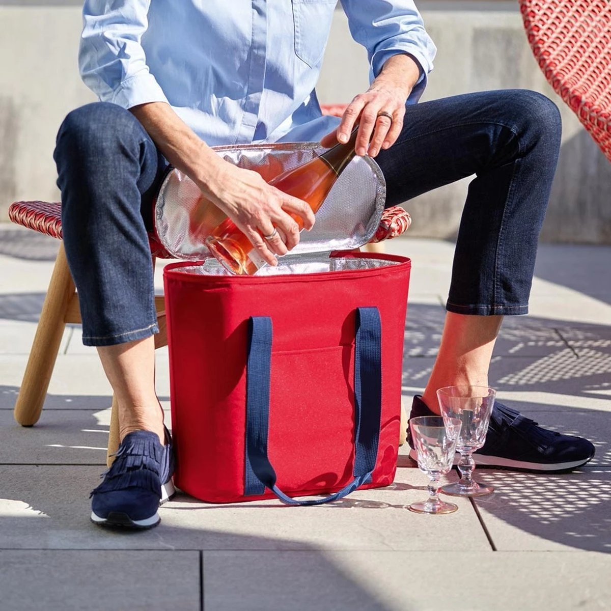 Reisenthel Thermoshopper Koeltas - 15L - Dots Zwart - Image 8