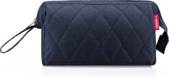 Reisenthel Travelcosmetic Toilettas - 4L - Rhombus Midnight Gold Blauw