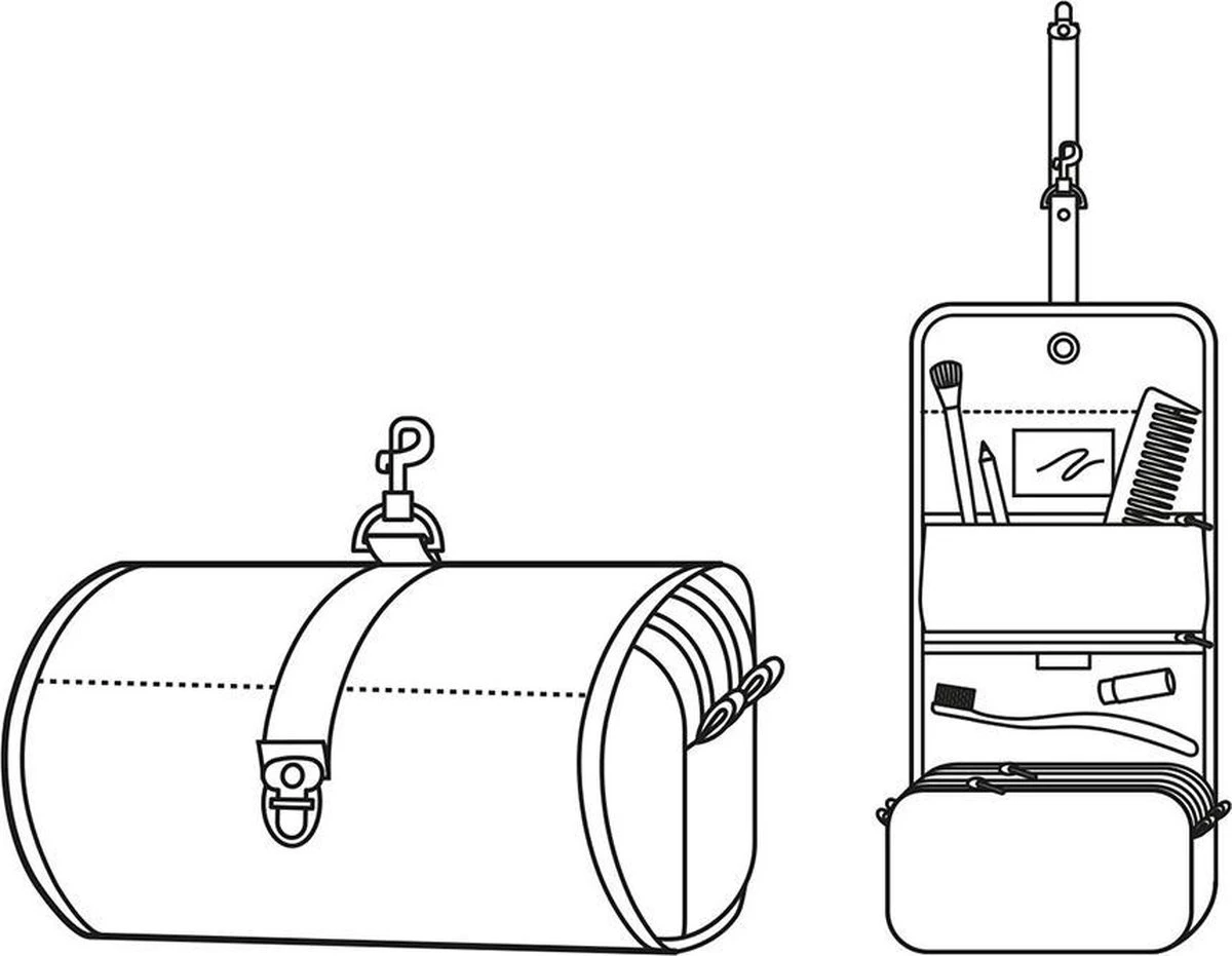 Reisenthel Wrapcosmetic Toilettas Ophangen - 3L - Signature Navy Blauw - Image 6