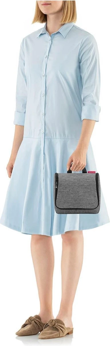 Reisenthel Toiletbag Toilettas Ophangen - 3L - Twist Silver Grijs - Image 5