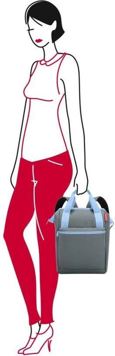 Reisenthel Allrounder R Schouder/ Rugtas - Maat R - 12L - Dots Zwart - Image 10