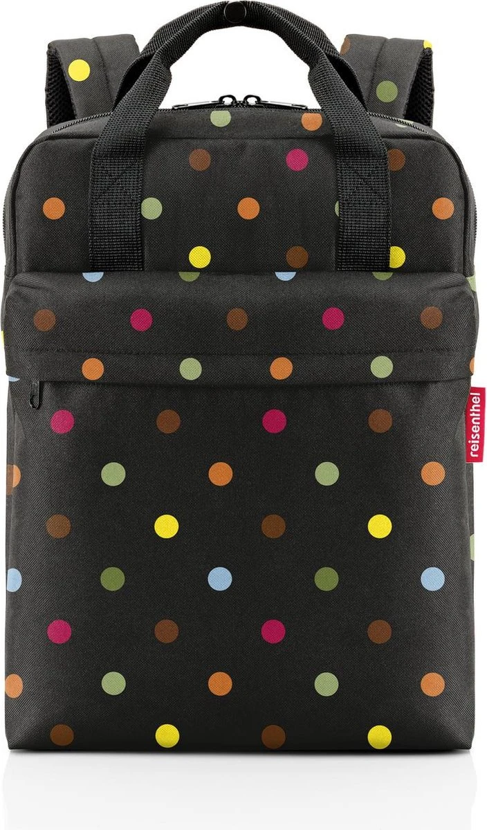 Reisenthel Allday Backpack M Rugzak - 15L - Dots Zwart