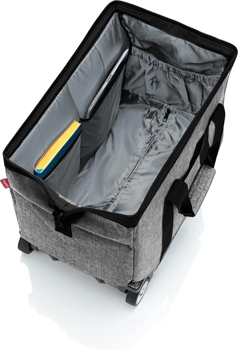 Reisenthel Allrounder Trolley Reiskoffer Reistas Op 2 Wielen - 30L - Twist Silver Grijs - Image 5