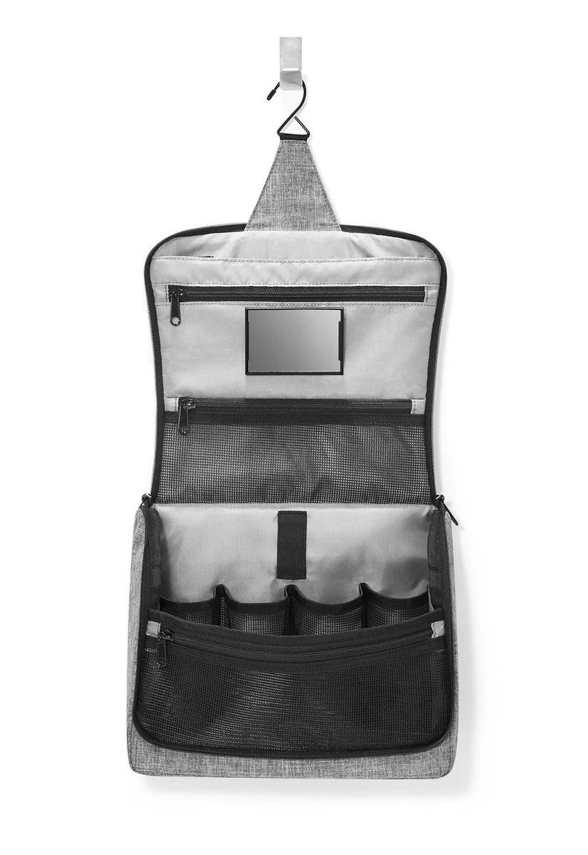 Reisenthel Toiletbag XL Toilettas Ophangen - Maat XL - 4L - Twist Silver Grijs - Image 3