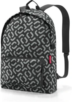Reisenthel Mini Maxi Rucksack Rugzak - Opvouwbaar - 14L - Signature Black Zwart