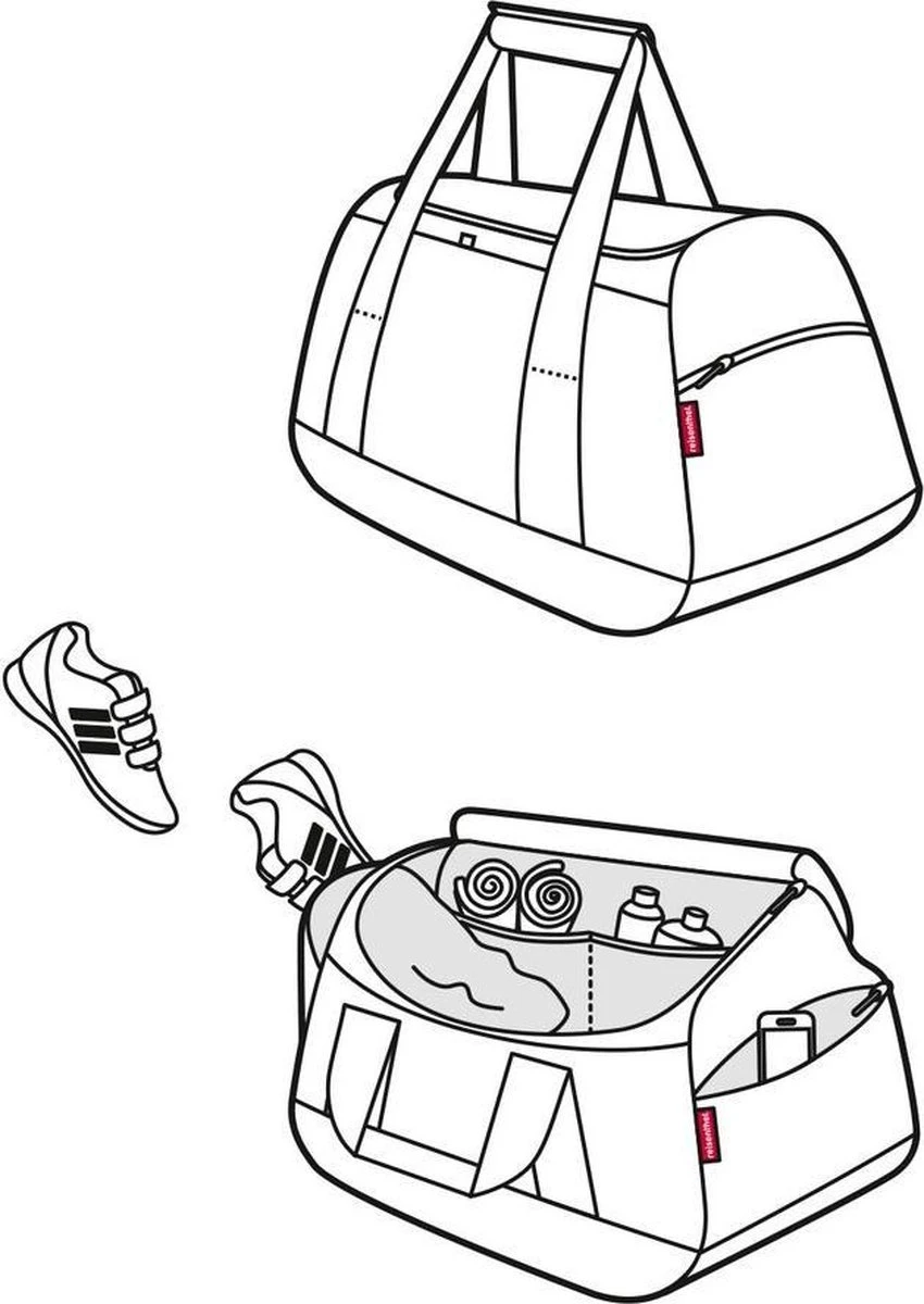 Reisenthel Activitybag Sporttas Reistas - 35L - Zwart - Afbeelding 7