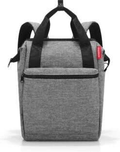 Reisenthel Allrounder R Schouder/ Rugtas - Maat R - 12L - Twist Silver Grijs