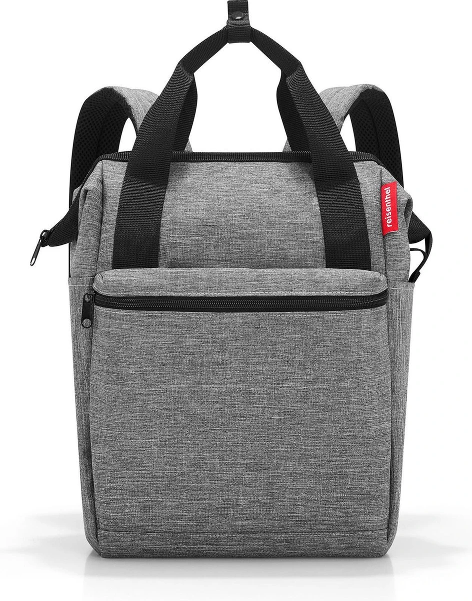 Reisenthel Allrounder R Schouder/ Rugtas - Maat R - 12L - Twist Silver Grijs
