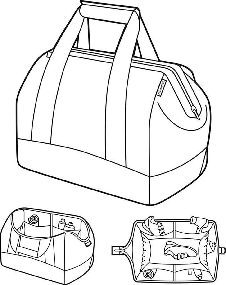 Reisenthel Allrounder L Reistas Sporttas - Maat L - 30L - Twist Silver Grijs - Afbeelding 5