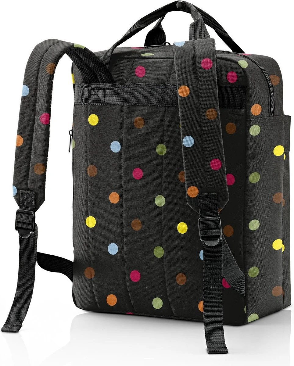 Reisenthel Allday Backpack M Rugzak - 15L - Dots Zwart - Image 2