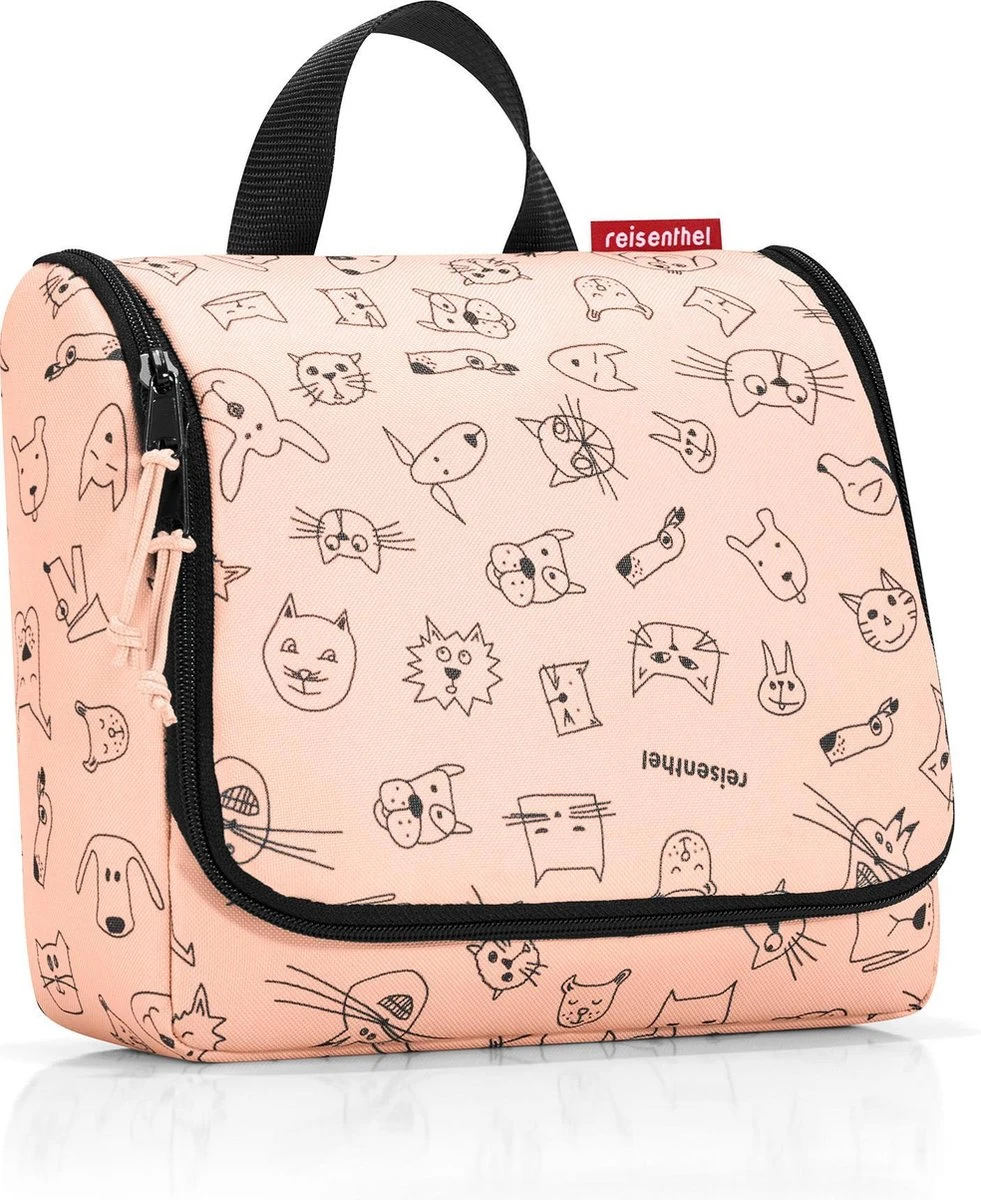 Reisenthel Toiletbag Toilettas Ophangen - 3L - Cats&Dogs Rose Roze