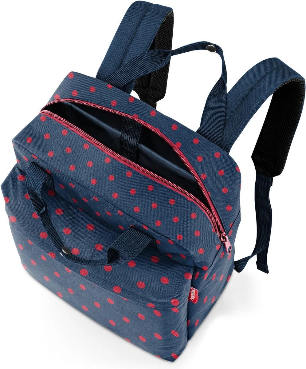 Reisenthel Allday Backpack M Rugzak - 15L - Mixed Dots Red Rood - Image 3