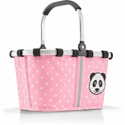 Reisenthel ® Carry Tas XS Kinderen Panda, Stippen Roze