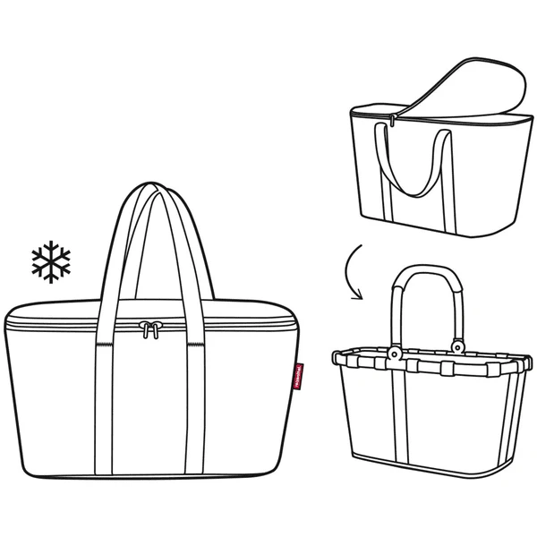 Reisenthel ® Koeltas Gemengde Stippen Rood - Image 5