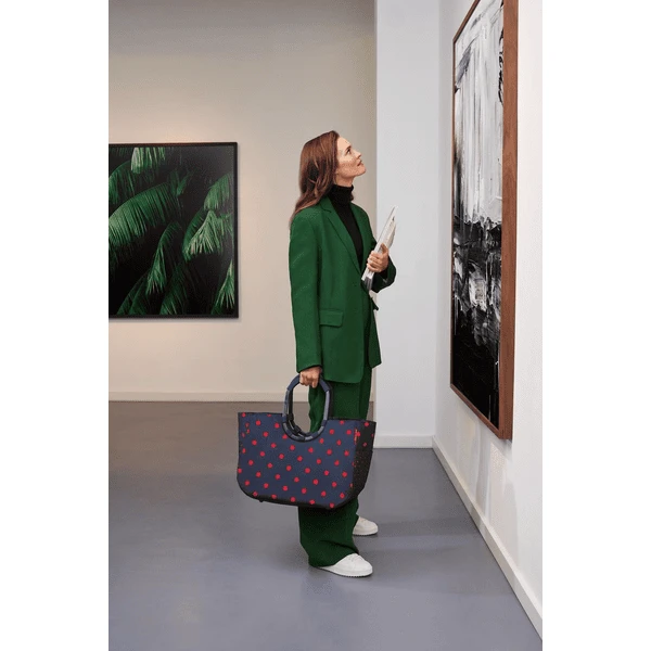 Reisenthel ® Loopshopper L Frame Mixed Dots Rood - Image 2