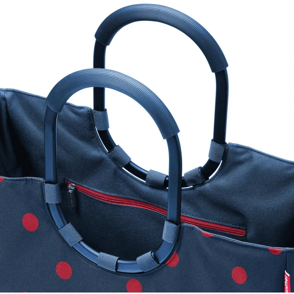 Reisenthel ® Loopshopper L Frame Mixed Dots Rood - Image 3