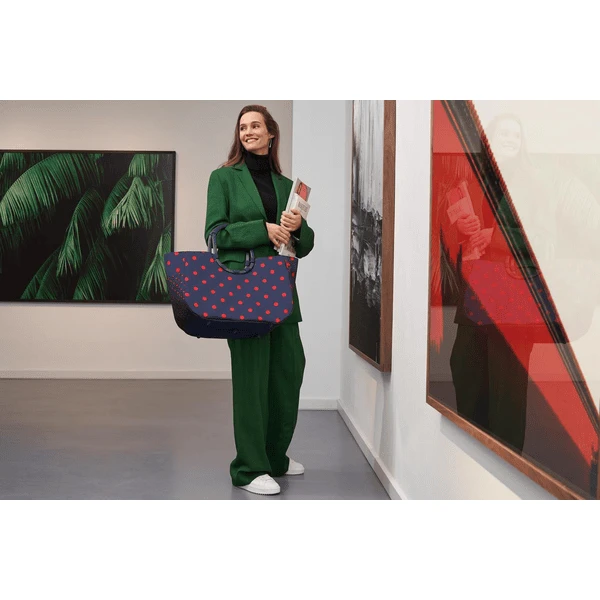 Reisenthel ® Loopshopper L Frame Mixed Dots Rood - Image 4